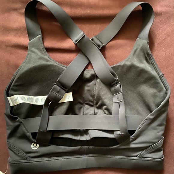 Lululemon Black Pure Practice Bra NEW WITH TAGS - Picture 4 of 4